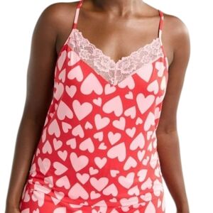 Joyspun. Heart Print Women's Camisole. Size Medium. NWT.